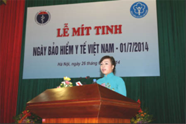 Mít tinh nhân “Ngày Bảo hiểm Y tế Việt Nam” (1/7/2014)